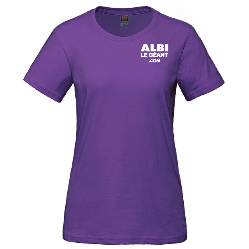 T-shirt à col rond pour femmes