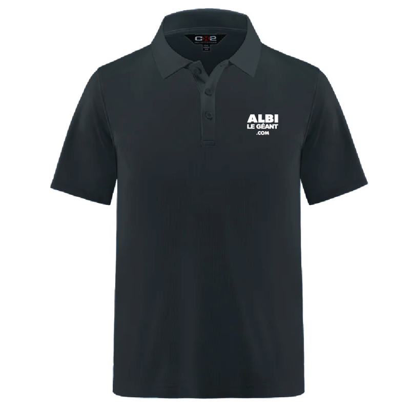 Elite - Polo Piqué en Coton/Poly/Élasthanne pour Homme