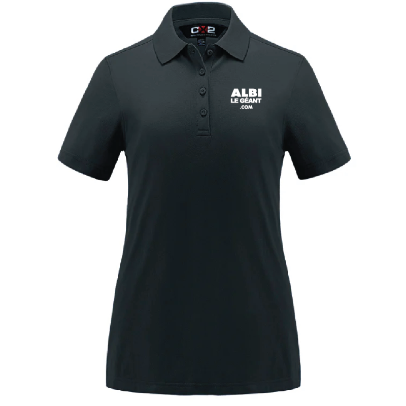 Elite - Polo Piqué en Coton/Poly/Élasthanne pour Femme