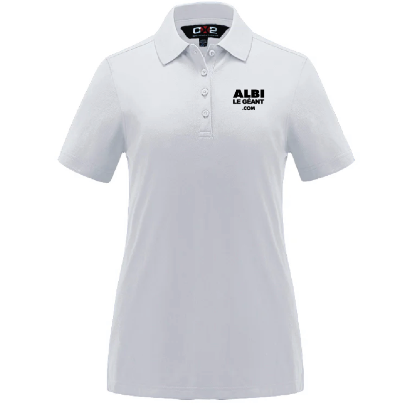 Elite - Polo Piqué en Coton/Poly/Élasthanne pour Femme