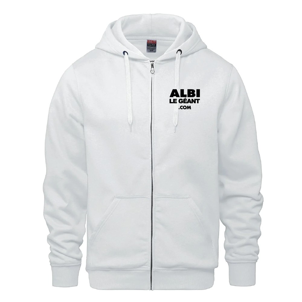 Adult Full Zip Hooded Sweatshirt