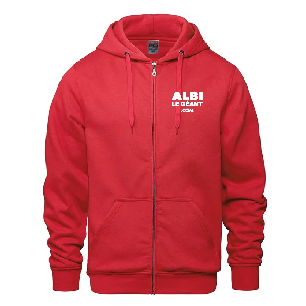 Adult Full Zip Hooded Sweatshirt