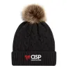 Tuque à rebord avec pompon