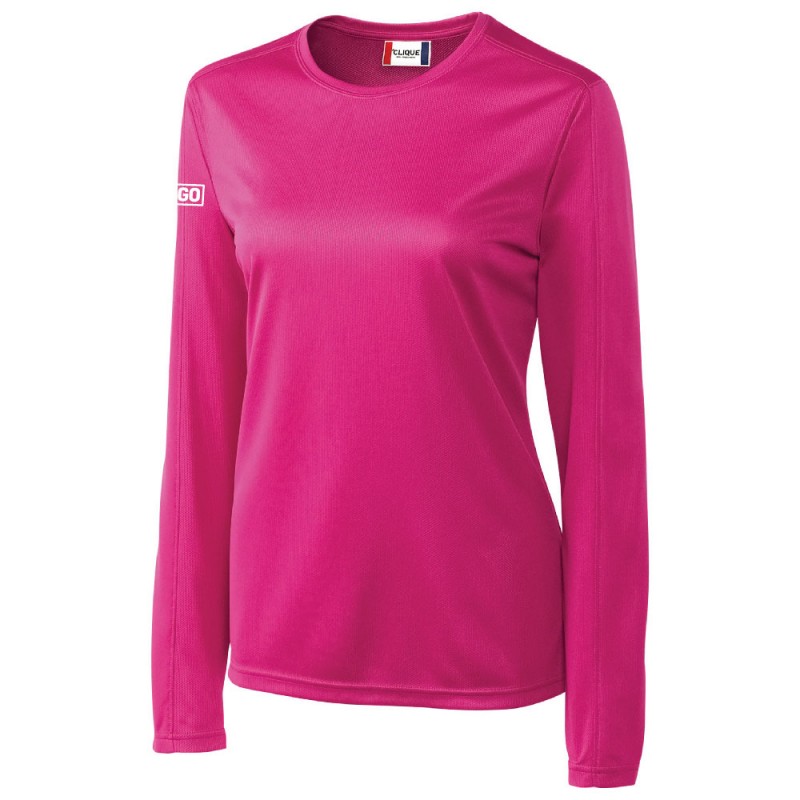 Clique Ice Pique Women's Breathable Long Sleeve Tshirt Clique Ice Pique Women's Breathable Long Sleeve Tshirt