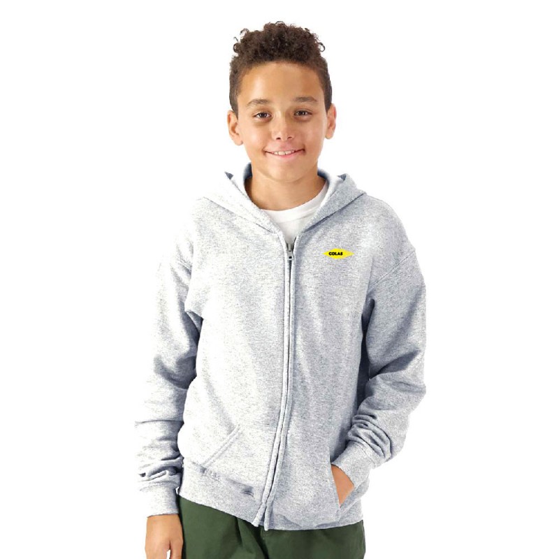 Gildan - Molleton à Capuchon Heavy Blend™ avec fermeture à glissière complète pour enfants