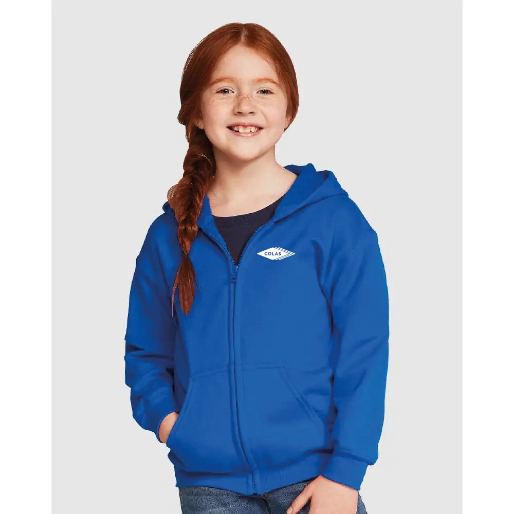Gildan - Molleton à Capuchon Heavy Blend™ avec fermeture à glissière complète pour enfants