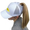 Casquette à trou pour femmes