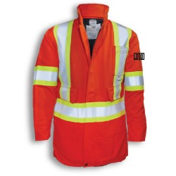 Parka de sécurité ignifuge et diélectrique