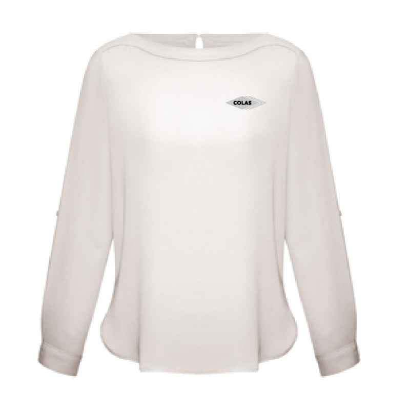 Ladies Madison Boatneck Blouse Ladies Madison Boatneck Blouse