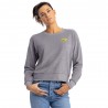 Next Level Apparel Pour femme' Laguna Sueded Chandail en molleton