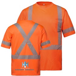 T-shirt haute visibilité à rayures segmentées