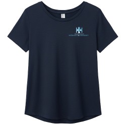 WOMEN'S RELAXED TRI-BLEND SCOOP NECK TEE