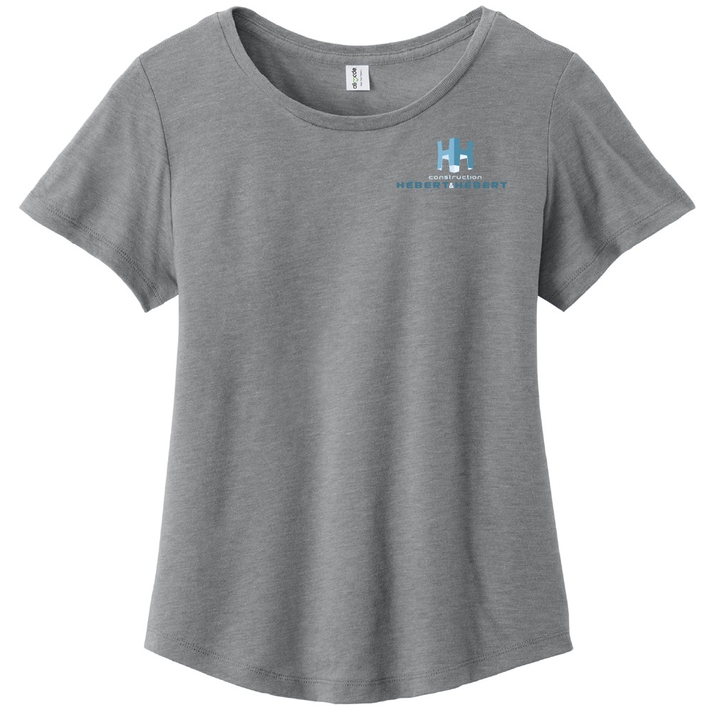 WOMEN'S RELAXED TRI-BLEND SCOOP NECK TEE