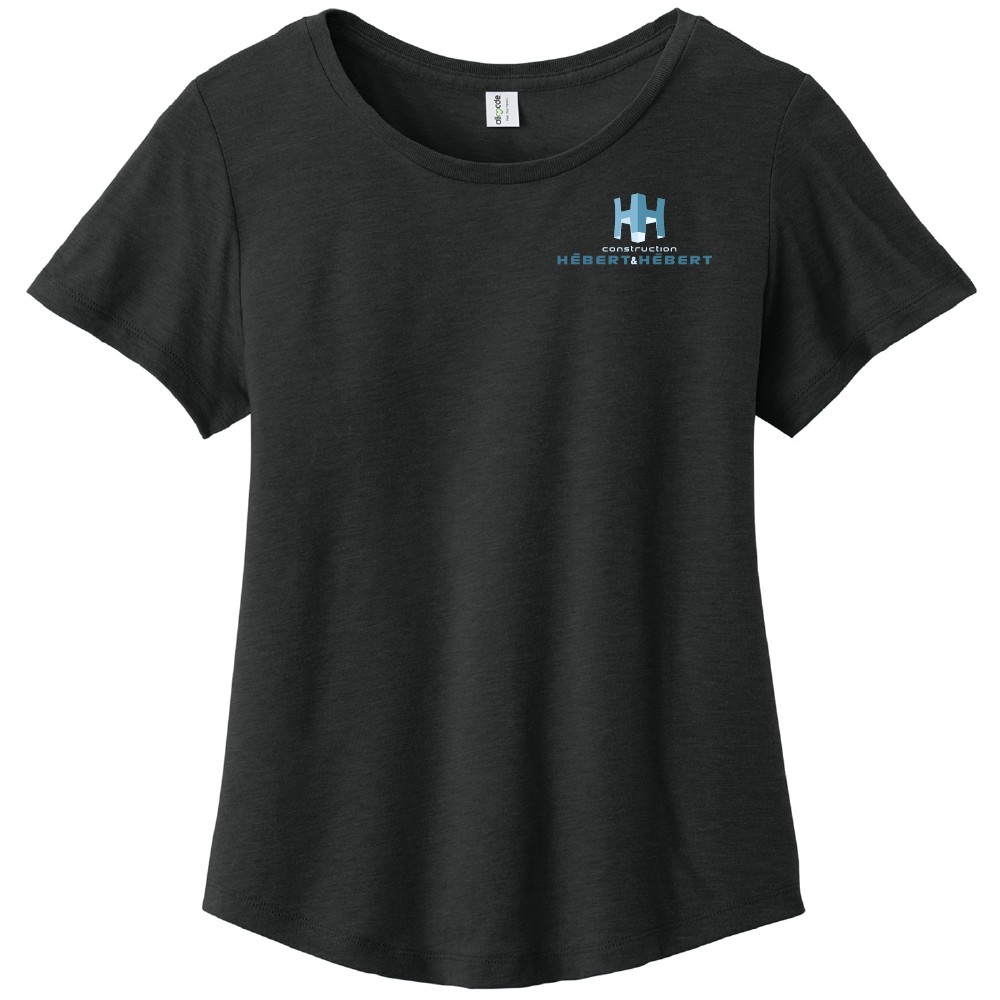 WOMEN'S RELAXED TRI-BLEND SCOOP NECK TEE