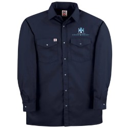 Long-Sleeve Snap Front Work Shirt