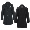 Manteau de ville épais en laine Melton mélangée pour femmes