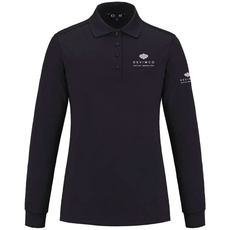 Birdie - Polo Piqué a Manches Longues pour Femme Birdie - Polo Piqué a Manches Longues pour Femme