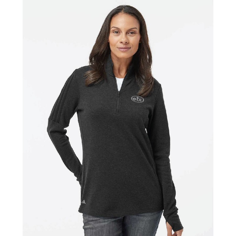 Adidas - 3-Stripes Quart de zip pour femmes