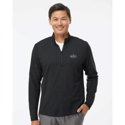 Adidas - Chandail glissière un quart 3 bandes