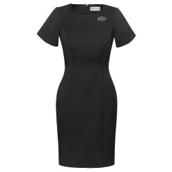 Robe droite extensible cool à manches courtes pour femmes