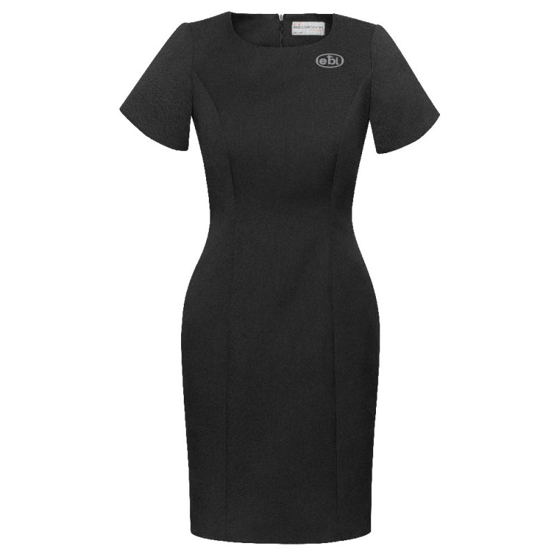 Robe droite extensible cool à manches courtes pour femmes