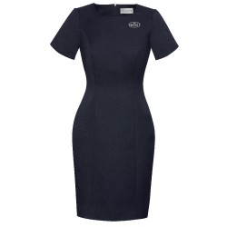 Robe droite extensible cool à manches courtes pour femmes