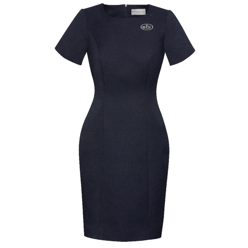 Robe droite extensible cool à manches courtes pour femmes
