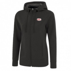 Women's 100% Polyester Hoodie with Zip