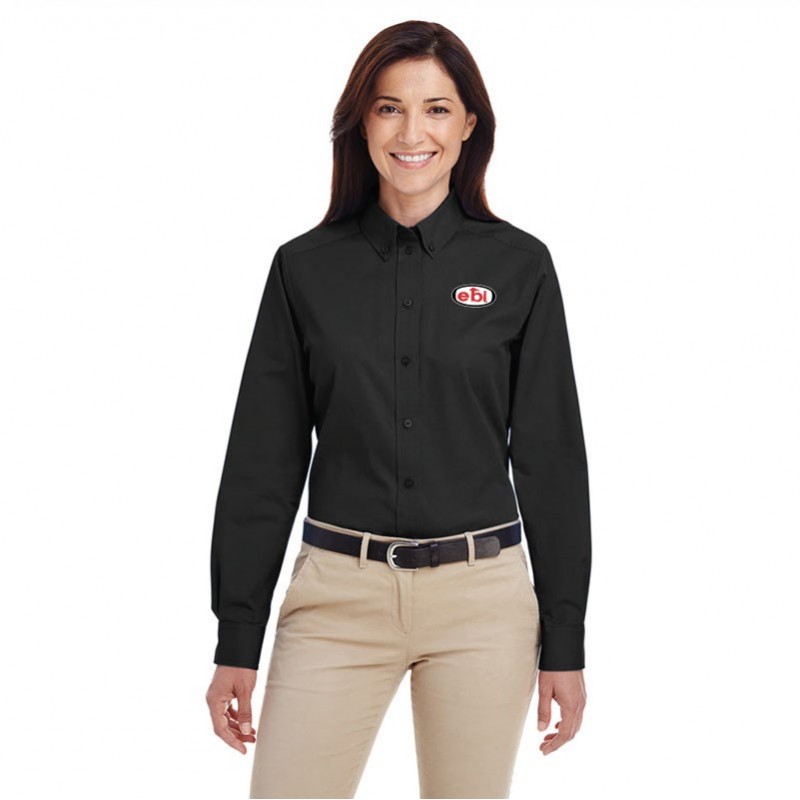 Women's long-sleeved 100% cotton shirt