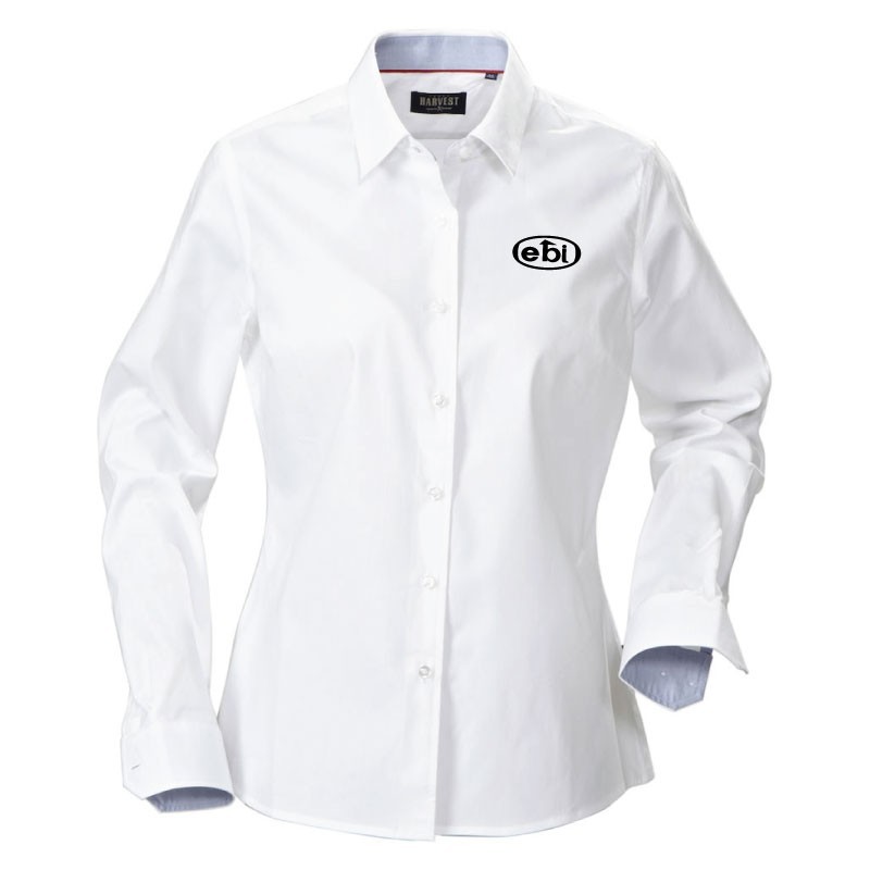 Chemise habillée 100% Coton manche longue Femme
