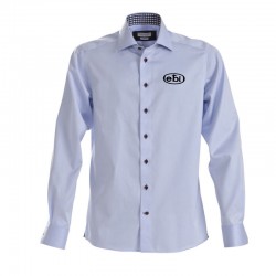 Sans repassage Chemise habillée 100% Coton manche longue