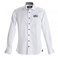 Sans repassage Chemise habillée 100% Coton manche longue