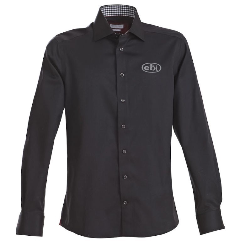 Sans repassage Chemise habillée 100% Coton manche longue