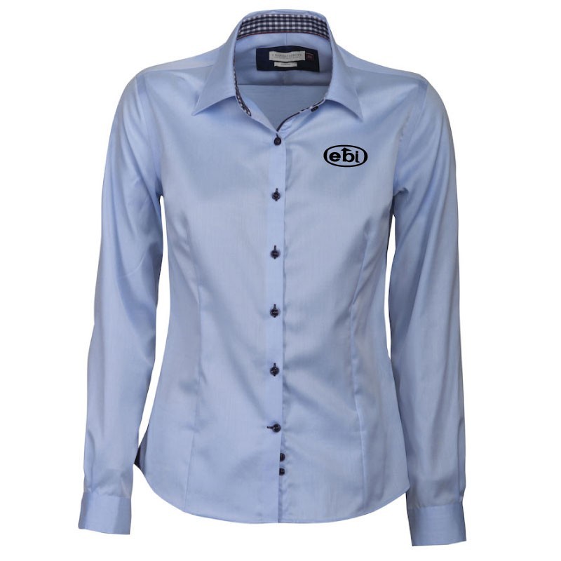 Sans repassage Chemise habillée 100% Coton manche longue Femme