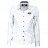 Sans repassage Chemise habillée 100% Coton manche longue Femme