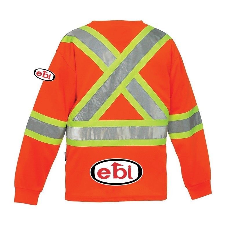 Orange long sleeve sweater