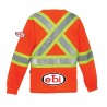 Orange long sleeve sweater