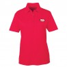 Polo performance 100% polyester femme à poche