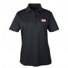 Polo performance 100% polyester femme à poche