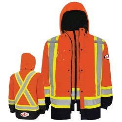 6-In-1 Winter Traffic Parka