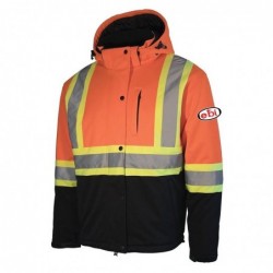 Lined softshell coat