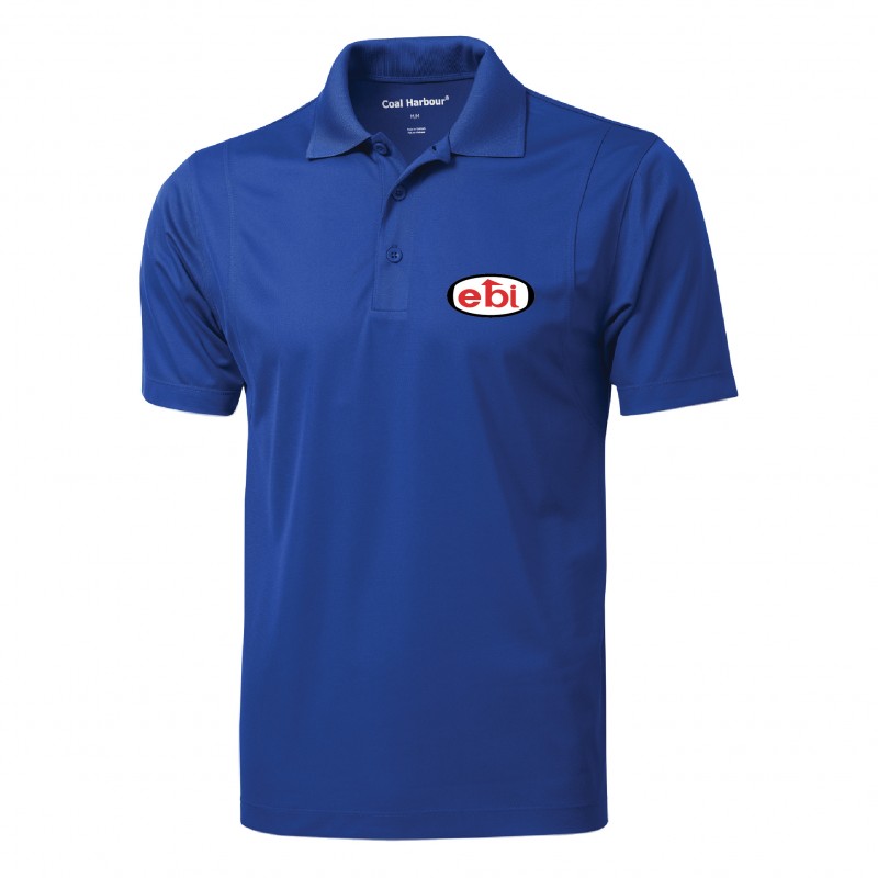 Polo 100% Polyester anti-accro manche courte