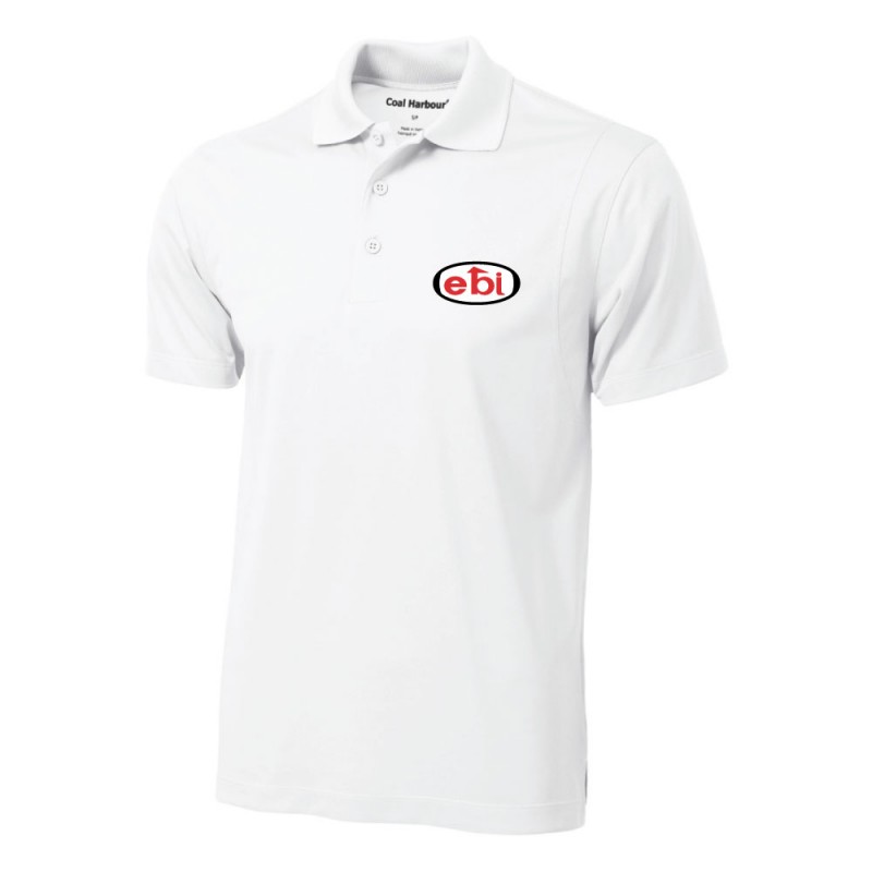 Polo 100% Polyester anti-accro manche courte