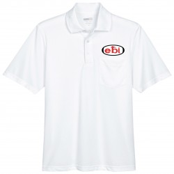 Polo performance 100% polyester à poche