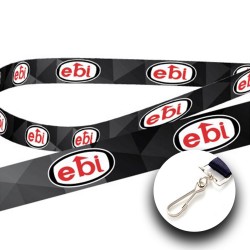 Sublimated lanyard