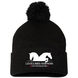 Tuque à pompon et revers 12''