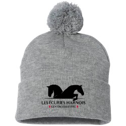 Tuque à pompon et revers 12''