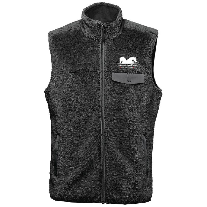 Veste sans manches en sherpa pour homme Veste sans manches en sherpa pour homme