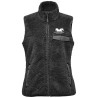 Veste sans manches en sherpa pour femme