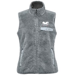 Veste sans manches en sherpa pour femme